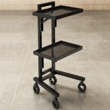 Акриловая складная тележка из нержавеющей стали, система хранения