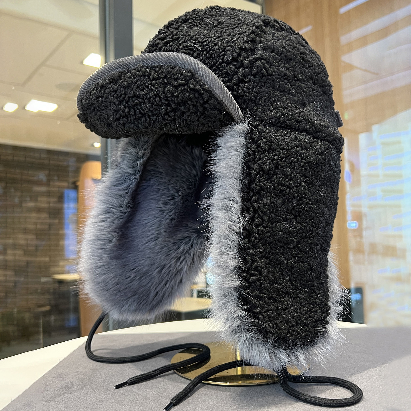 羊羔绒毛绒系带护耳雷锋帽子女2025冬季新款加厚保暖东北套头帽潮,淘宝优惠券,粉丝福利购,淘宝优惠卷