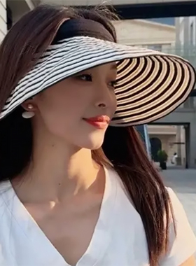 灵允空顶帽出游休闲女夏厂家直销