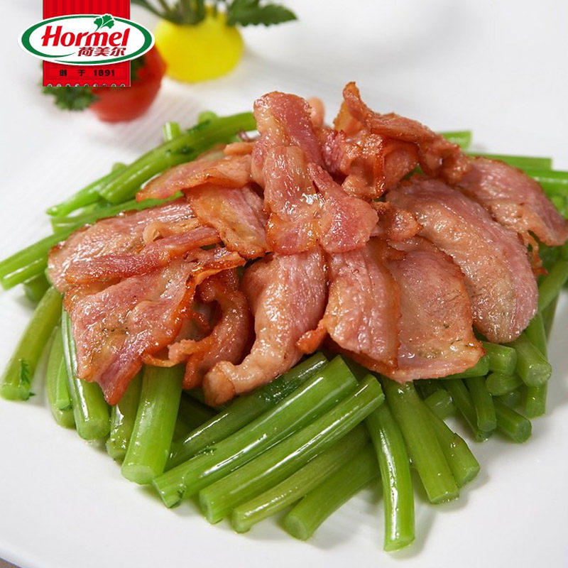 荷美尔培根碎片2kg猪肉烟熏熟制培根商用比萨手抓饼三明治烘焙,淘宝优惠券,粉丝福利购,淘宝优惠卷