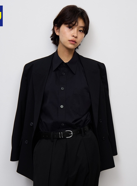 GU极优 女式双金属环腰带简约时尚百搭2026年秋季新品 360670