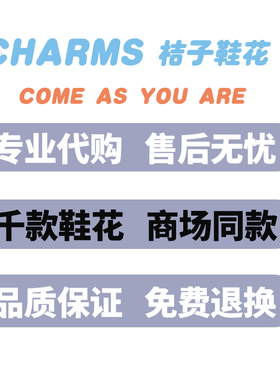 适配Crocs卡骆驰智必星配件洞洞鞋花趣味卡通宝可梦大师球皮卡丘