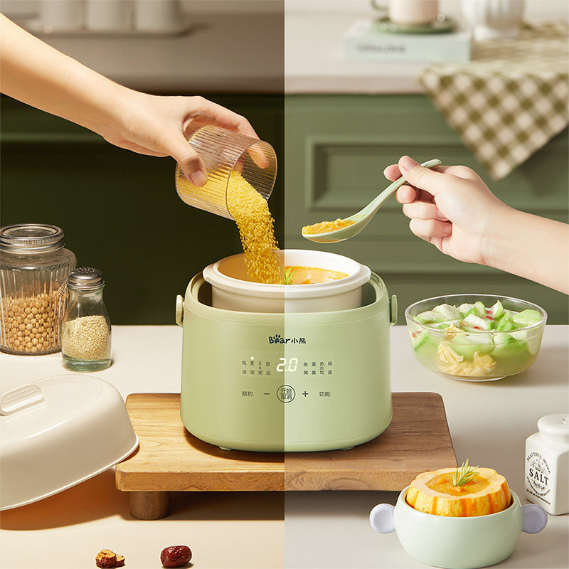 小熊电炖盅燕窝炖盅隔水炖家用煲汤锅电炖锅小炖锅1一2人宝宝辅食,淘宝优惠券,粉丝福利购,淘宝优惠卷