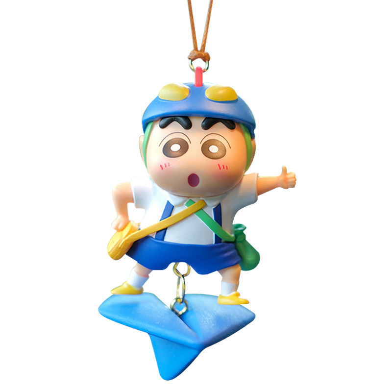 蜡笔小新车载香薰挂件2025新款车内挂饰女平安后视镜吊坠汽车装饰,淘宝优惠券,粉丝福利购,淘宝优惠卷