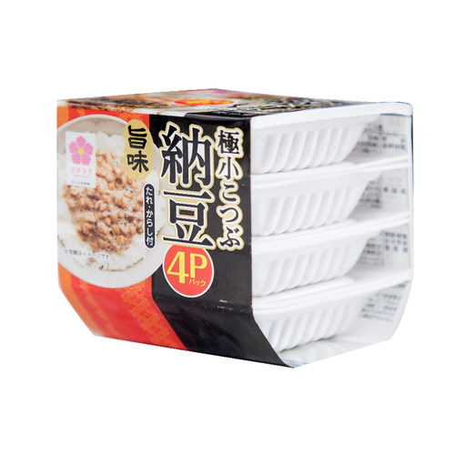 日本北海道滨莉纳豆即食 原装进口拉丝发酵小粒美味纳豆菌4盒/组 - 图3