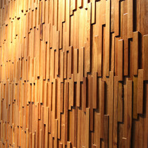 Wood Mosaic Solid Wood Mosaic TV Background Wall Old Ship Wood Mosaic Log Wooden Sign Hotel Fine Strips