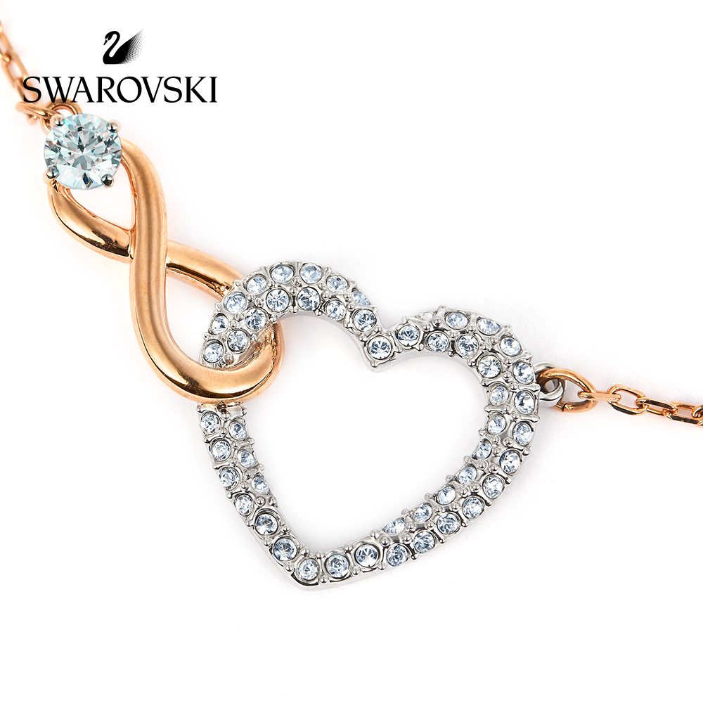 施华洛世奇 永恒爱意浪漫叠加女项链送女友 INFINITY 新品 SWA 施华洛世奇 永恒爱意浪漫叠加女项链送女友 INFINITY 新品 SWA