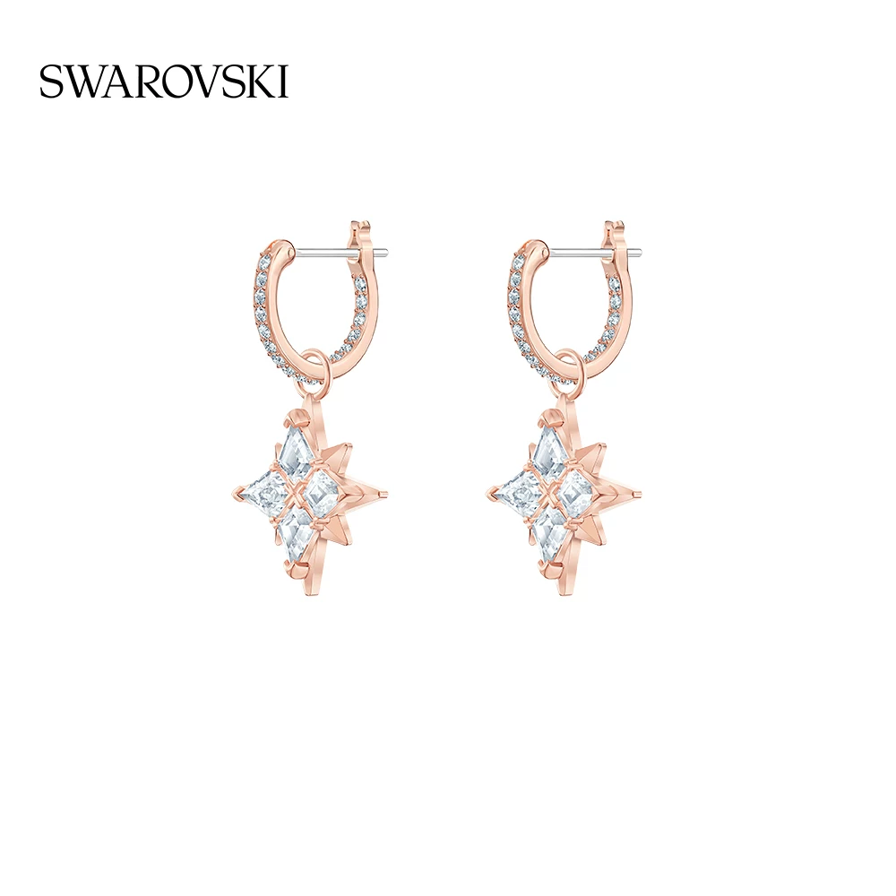[618 Carnival] SwarovskiSymbolica каплевидная звезда серьги, аксессуары, подарки на праздник