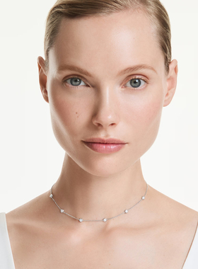 【佘诗曼同款】施华洛世奇Octagon培育钻石水滴形耳环925银送礼物