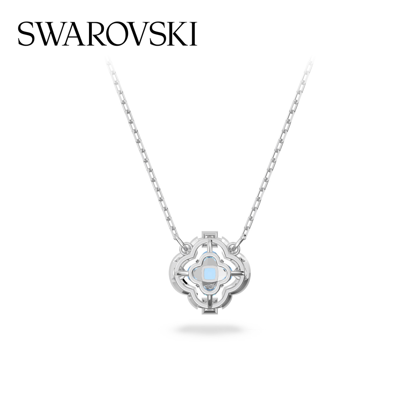 施华洛世奇Una项链四叶草吊坠锁骨链仿水晶送礼物