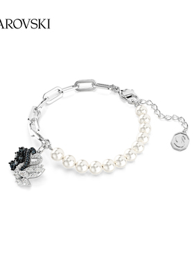 【圣诞礼物】施华洛世奇Swan抱抱鹅手链配饰小众高级仿珍珠