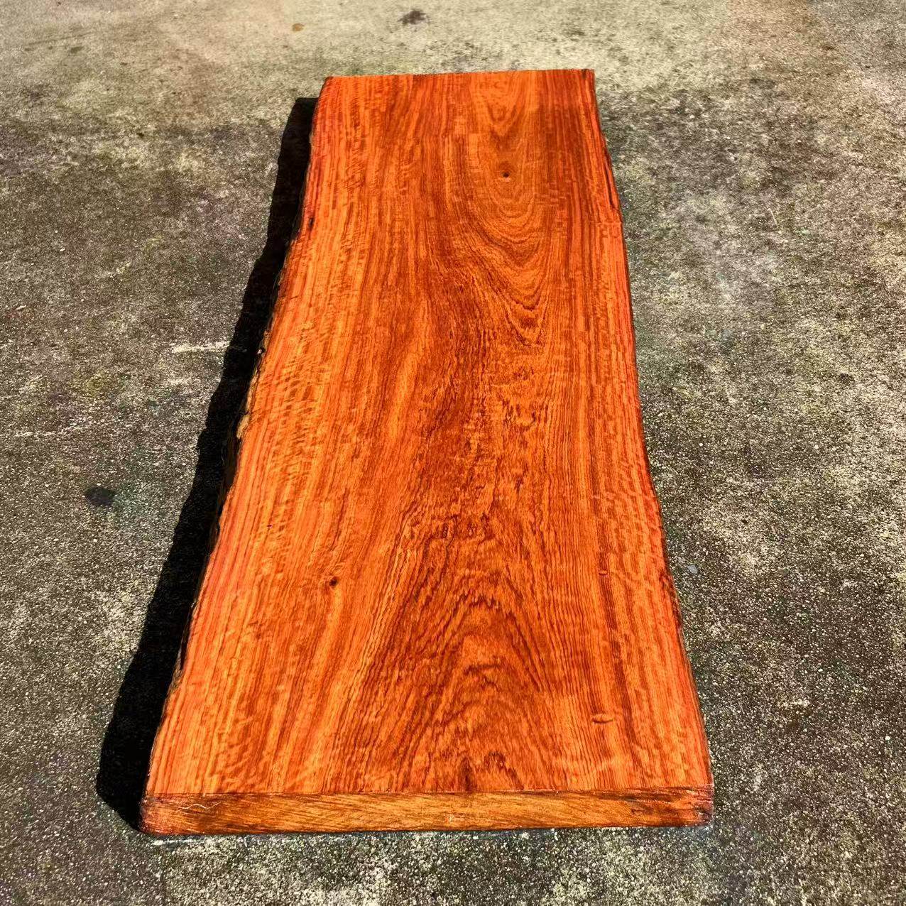 花梨木原木料实木毛坯边角料面板木料缅甸花梨木方料把玩件雕刻料 - 图2