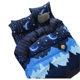 Pure cotton bed four-piece set for singles Three-piece cotton quilt cover set