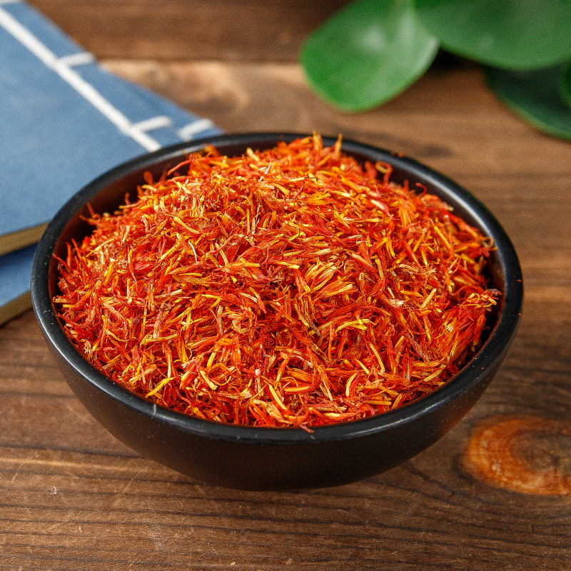 同仁堂新疆红花中药材250g药用正品泡茶草红花泡澡泡脚非藏红花茶 - 图2