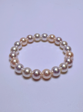 10-11mm莫兰迪混彩弹力绳手链SLA109