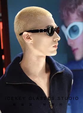 猫眼复古男米卡同款眼镜太阳镜