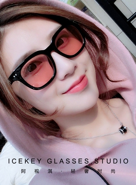 bigbang权志龙太阳眼镜浅色墨镜