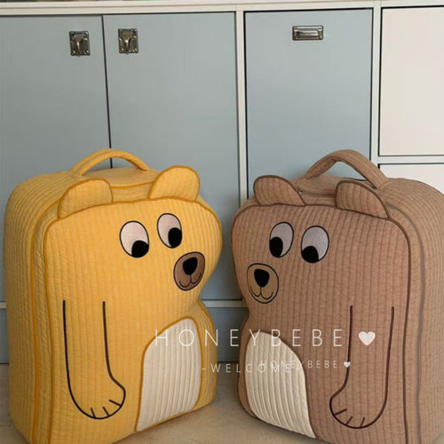 韩国ins幼儿园被子收纳包杂物旅行收纳袋大容量妈咪待产包行李袋 - 图0