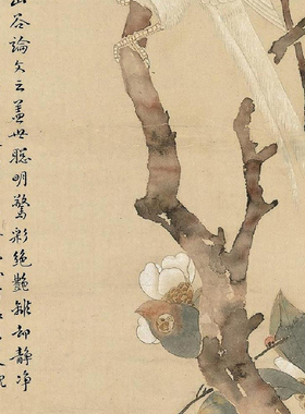 陈之佛喜上眉梢图国画仿古画