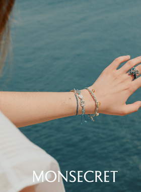 MONSECRET飞鸟与鱼吊坠手链春夏