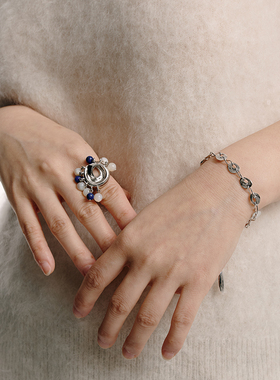 MONSECRET螺旋多吊坠戒指女