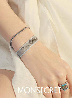 MONSECRET飞鸟与鱼编织手链百搭