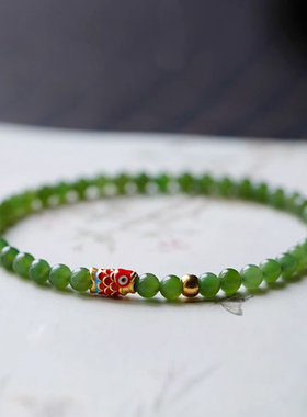 送女友首饰天然和田玉带证新中式