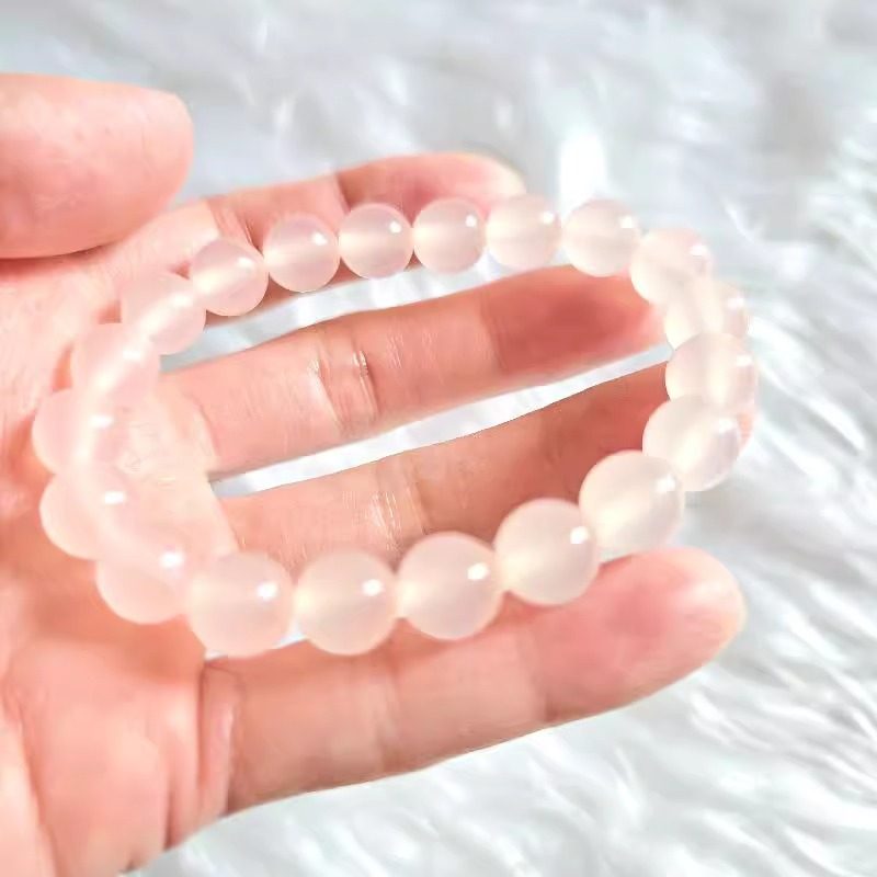 遇紫外线变色手串女款温感血沉宝白玉圆珠手链玉石手饰送女友礼物,淘宝优惠券,粉丝福利购,淘宝优惠卷