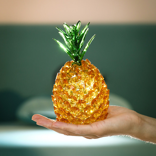 Crystal Pineapple Wedding TV Cabinet Supplies Small Ornaments