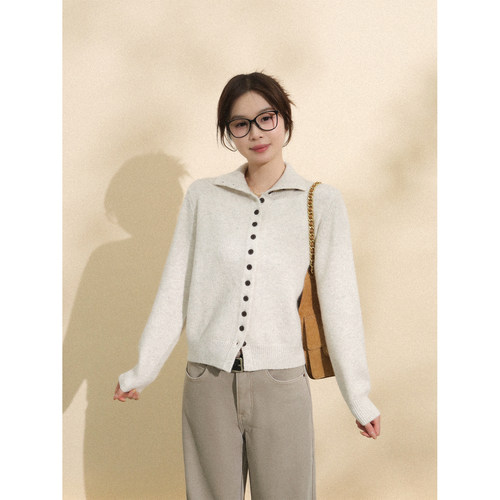 Fleurs des champs纽扣毛衣开衫/七分裤 - 图2