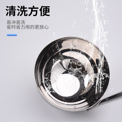 包邮不锈钢汤勺果酱果糖汤壳勺奶茶店计量珍珠勺子糖水勺安士勺 - 图2