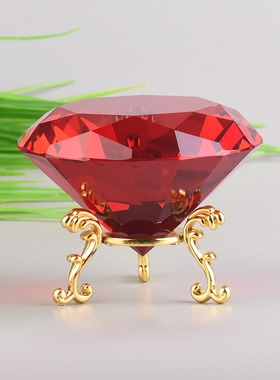 水晶玻璃钻石粒大宝石