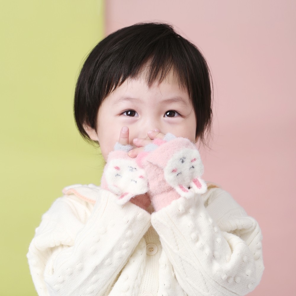 宝宝手套冬天 儿童秋冬季薄款小孩男童女童幼儿半指手套1-2-3-4岁,淘宝优惠券,粉丝福利购,淘宝优惠卷