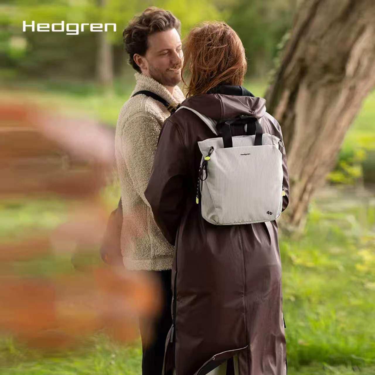 Hedgren海格林双肩包通勤iPad背包手提旅行轻便男女书包