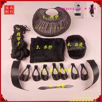 Drama Opera Line Curtain Tsing Yi Fudan Baotou Great Hairpin Headwear Wig Hair haircut Hair Net Towel water yarn Seven Stars Bubbles