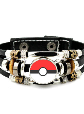 神奇宝贝精灵宝可梦手链手环手绳学生男女孩子手腕口袋怪定制