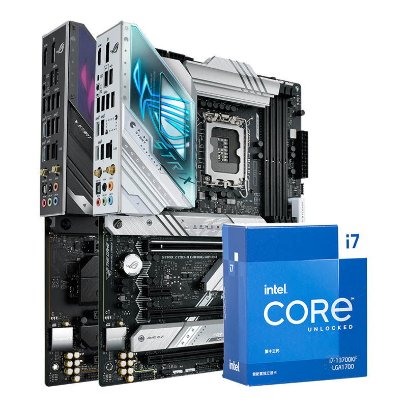 intel英特尔i7 13700kf华硕z790主板cpu套装 14700K/KF板u旗舰店_虎窝淘