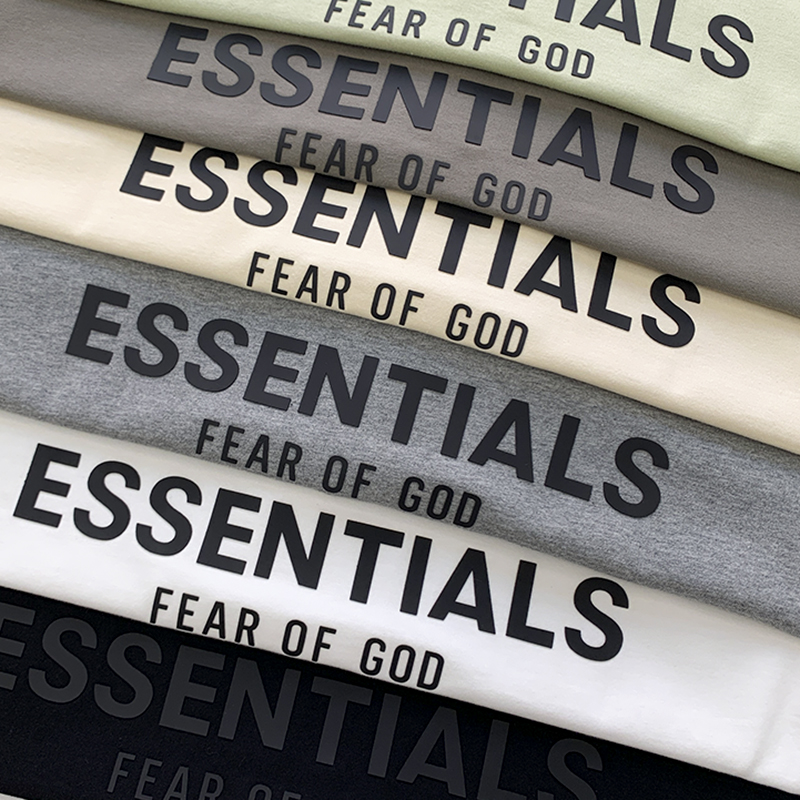 FEAR OF GOD ESSENTIALS复线FOG高街休闲宽松POLO衫短袖T恤潮男 - 图1