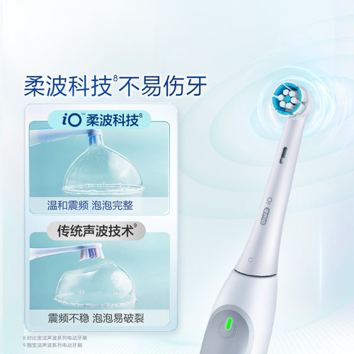 OralB欧乐B电动牙刷iO2/Pro1成人官方旗舰店自动牙缝刷软毛刷礼物 - 图2
