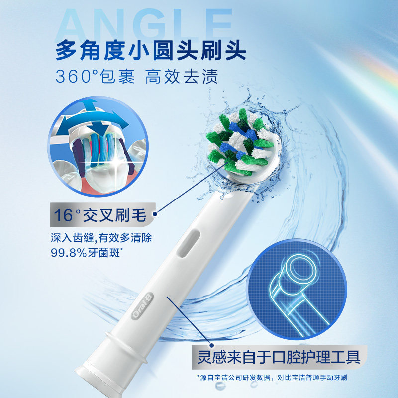 【新年礼物】oralb/欧乐bpro1max OralB欧乐B电动牙刷