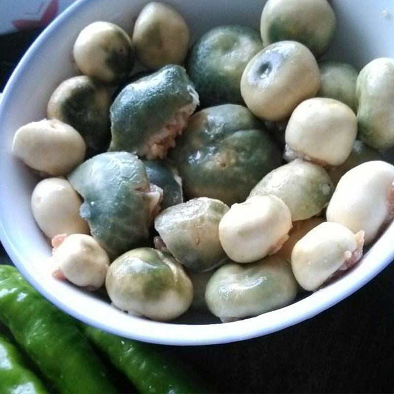 新鲜青头菌 野生菌 绿豆菌青冈菌绿蘑菇云南绿头花脸菇青堂菌500g