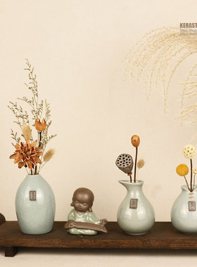 装饰品摆件家居饰品柜子橱柜书房置物架客厅摆设禅意软装高级感小