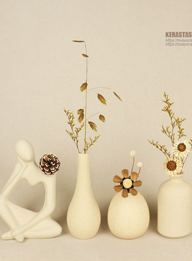 摆件家居饰品女服装店软装客厅玄关电视柜展示架橱柜子干花装饰品