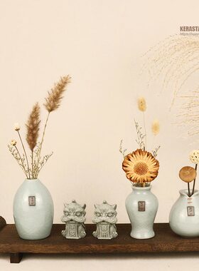 装饰品摆件家居饰品柜子橱柜客厅书房博古架禅意陶瓷高级感小摆设