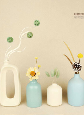 开放格摆件工艺品干花客厅小众