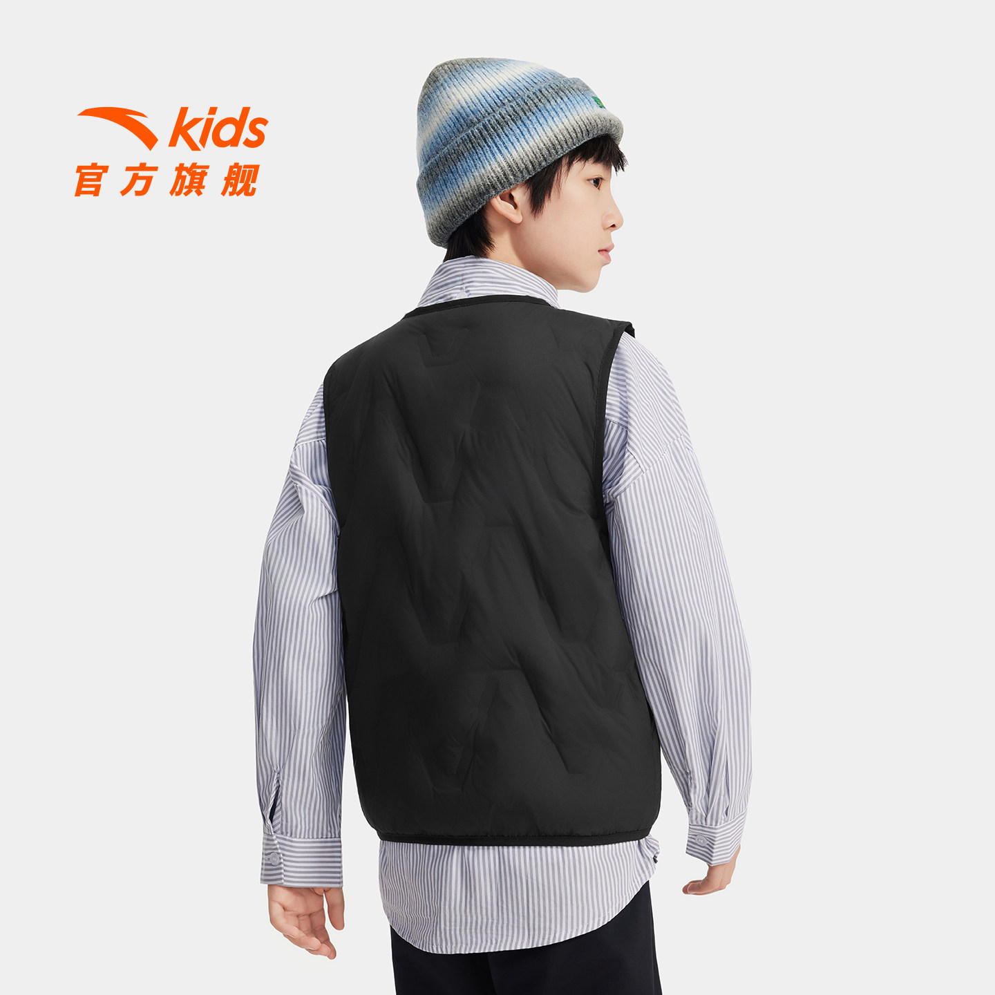 安踏儿童男女童轻薄羽绒马甲2025冬款上新舒适保暖中大童羽绒马甲,淘宝优惠券,粉丝福利购,淘宝优惠卷