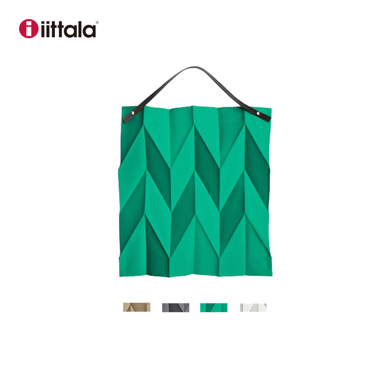 Iittala伊塔拉Issey Miyake聯名三宅一生褶皺包大單肩斜跨女帆布