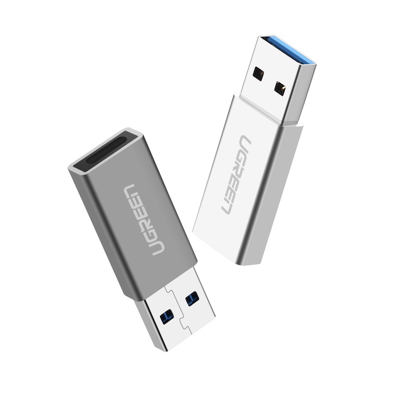 绿联typec母口转usb3.0公头转接头电脑USB转换头高速传输type-c接安卓usb连接头适用于小米华为usb耳机数据线 - 图0