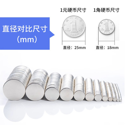 圆形强力磁铁20*10磁铁强劲吸力钕铁硼强力吸铁石固定贴片冰箱贴 - 图2