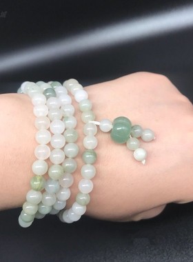 女款天山翠未镶嵌手串项链